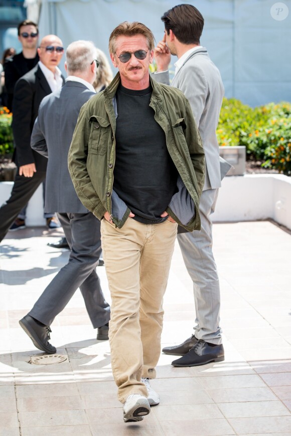 Sean Penn au photocall du film "The last Face" au 69ème Festival international du film de Cannes le 20 mai 2016. © Cyril Moreau / Olivier Borde / Bestimage