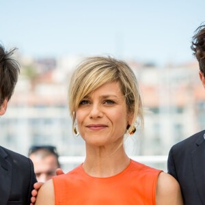 Stefano Mordini, Marina Foïs et Riccardo Scamarcio - Photocall du film "Périclès le noir" lors du 69ème Festival International du Film de Cannes. Le 19 mai 2016 © Borde-Moreau / Bestimage  Call for "Pericle il nero" at the 69th Cannes International Film Festival. On may 19th 201619/05/2016 - 