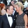 Laurence Ferrari et son mari Renaud Capuçon - Montée des marches du film "The Last Face" lors du 69e Festival International du Film de Cannes. Le 20 mai 2016. © Olivier Borde-Cyril Moreau/Bestimage