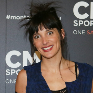 Erika Moulet - Inauguration du CMG Sports Club ONE Saint-Lazare au 11-13 rue Boursault à Paris, le 28 avril 2016. © CVS/Bestimage