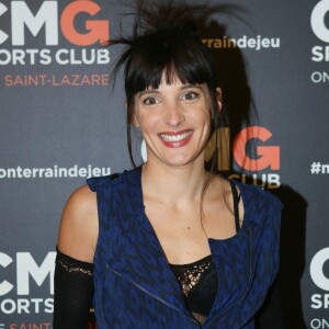 Erika Moulet - Inauguration du CMG Sports Club ONE Saint-Lazare au 11-13 rue Boursault à Paris, le 28 avril 2016. © CVS/Bestimage