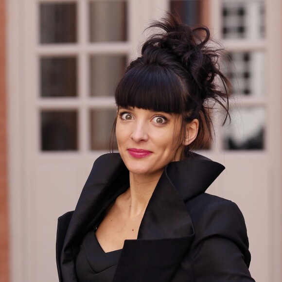 Exclusif - Erika Moulet (membre du jury) pose lors du Grand Gala "Les Fous Rires de Toulouse" à Toulouse le 13 mars 2016. © Patrick Bernard/Bestimage