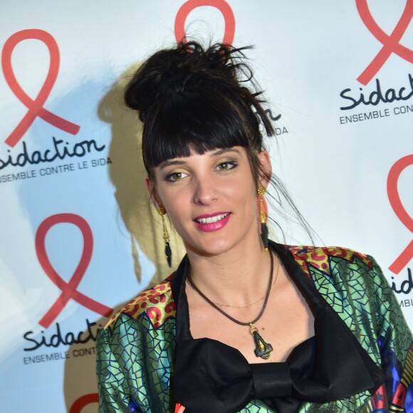 Erika Moulet - Soirée de lancement du Sidaction 2016 au Musée du Quai Branly à Paris le 7 mars 2016. © Giancarlo Gorassini/Bestimage