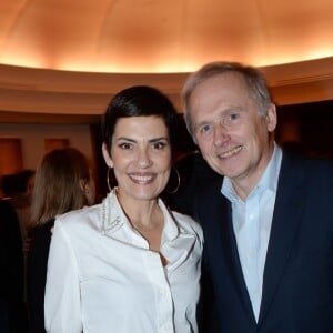 Cristina Cordula, Thomas Valentin - Cocktail de l'avant-première du film "Five" Prix Cinéma 2016 de la Fondation Barrière à l'hôtel Fouquet's Barrière à Paris, le 14 mars 2016. © Rachid Bellak/Bestimage