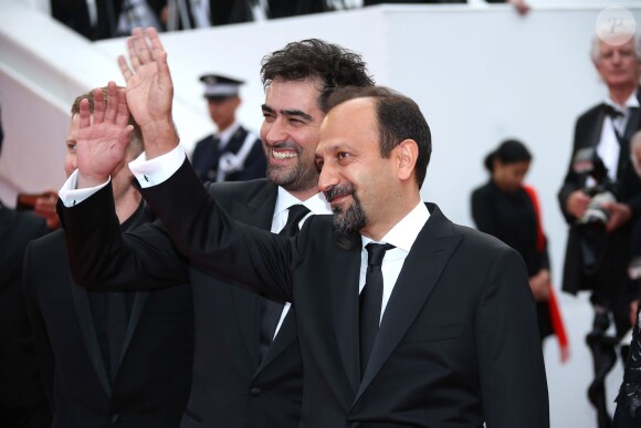 Shahab Hosseini, Asghar Farhadi - Montée de la cérémonie de clôture du 69ème Festival International du Film de Cannes. Le 22 mai 2016. © Olivier Borde-Cyril Moreau/Bestimage