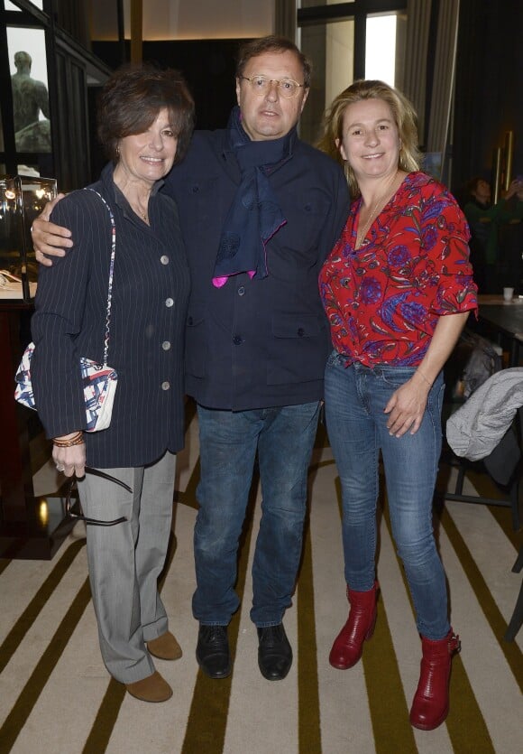 Anne Cassel, Claude Hugot et Coco Coupérie-Eiffel - Conférence de presse de la 3ème édition du "Longines Paris Eiffel Jumping" au café de l'Homme à Paris, le 24 mai 2016.