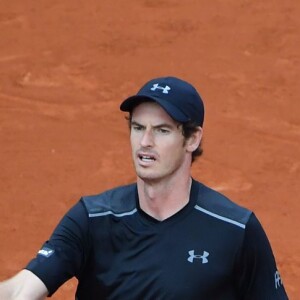 Andy Murray à Roland-Garros à Paris le 25 mai 2016.