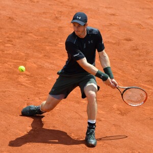 Andy Murray à Roland-Garros à Paris le 25 mai 2016.