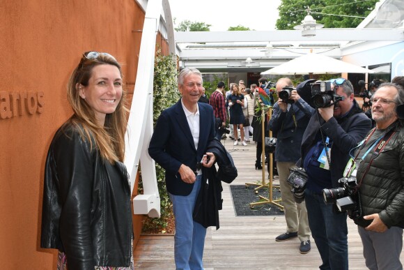 Anne-Claire Coudray au Village de Roland-Garros à Paris le 25 mai 2016.