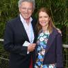 Nelson Montfort et sa femme au Village de Roland-Garros à Paris le 25 mai 2016.