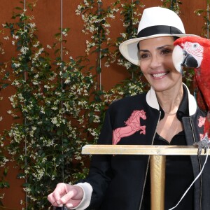 Cristina Cordula au Village de Roland-Garros à Paris le 25 mai 2016.