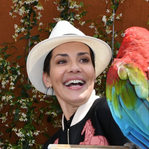 Cristina Cordula au Village de Roland-Garros à Paris le 25 mai 2016.