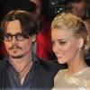 Johnny Depp et Amber Heard à Londres le 3 novembre 2011.