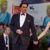 Johnny Depp (habillé en Ralph Lauren) et sa femme Amber Heard - Tapis rouge du film "A Danish Girl" lors du 72ème festival du film de Venise (la Mostra), le 5 septembre 2015.