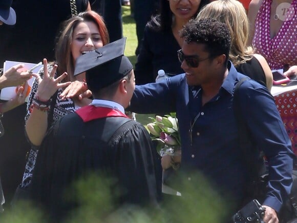 Paris Jackson à la remise de diplôme de son frère Prince Jackson à Sherman Oaks, le 30 mai 2015