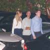 Patrick Schwarzenegger et sa copine Abby Champion passent la soirée avec Maria Shriver au SoHo House de Malibu, Los Angeles, le 26 mai 2016