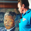 Arnold Schwarzenegger est en Afrique du Sud pour soutenir son festival spotif Arnold Sports South Africa. Photo publiée sur Instagram à la fin du mois de mai 2016