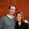 Shirley Bousquet et son compagnon Charles Watine - People au village des Internationaux de Tennis de Roland Garros le 31 mai 2016. © Dominique Jacovides / Bestimage