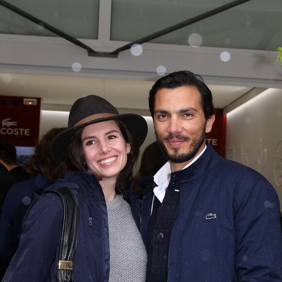 Louise Monot et son compagnon Samir Boitard - People au village des Internationaux de Tennis de Roland Garros le 31 mai 2016. © Dominique Jacovides / Bestimage