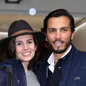 Louise Monot et son compagnon Samir Boitard - People au village des Internationaux de Tennis de Roland Garros le 31 mai 2016. © Dominique Jacovides / Bestimage