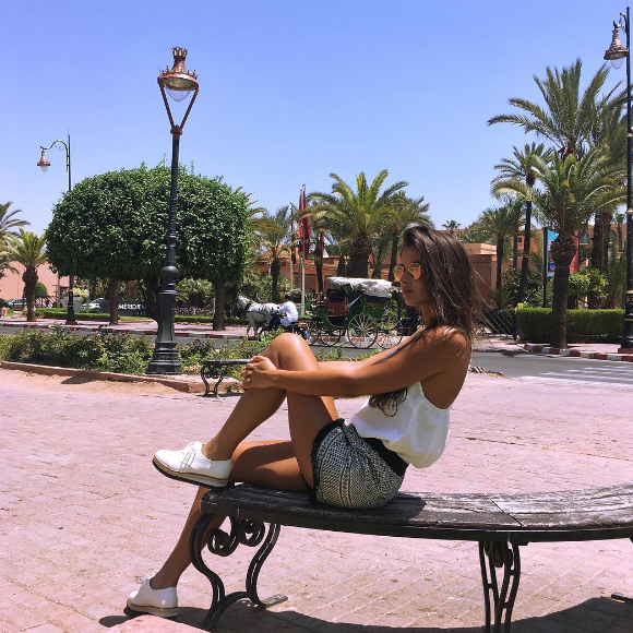 Malika Ménard à Marrakech, le 2 juin 2016.