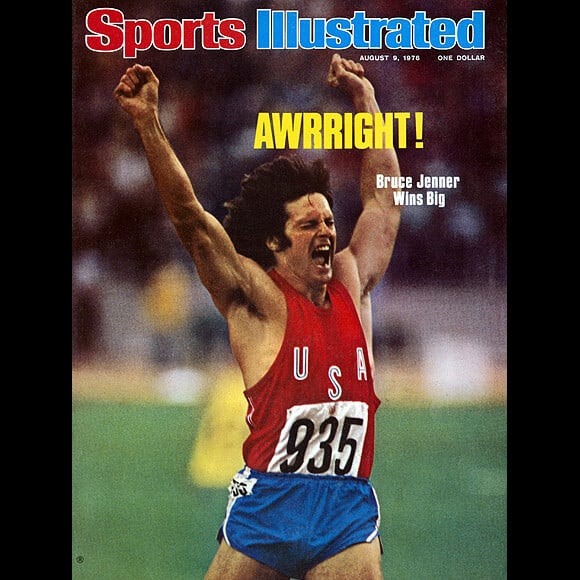 Caitlyn Jenner, qui s'appelait encore Bruce, en couverture de "Sports Illustrated" après avoir remporté l'or en décathlon aux Jeux Olympiques de Montréal en 1976.
