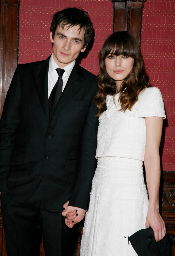 Rupert Friend et Keira Knightley à Londres, en mars 2009.