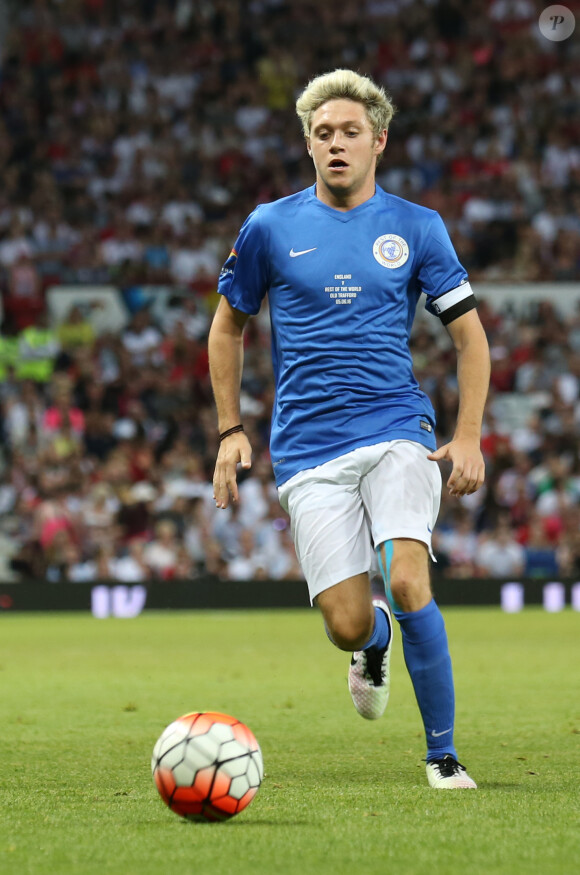 Niall Horan à un Match de football caritatif au stade Old Trafford à Manchester, le 5 juin 2016.
