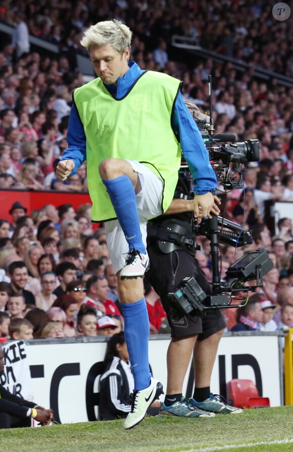 Niall Horan à un Match de football caritatif au stade Old Trafford à Manchester, le 5 juin 2016.
