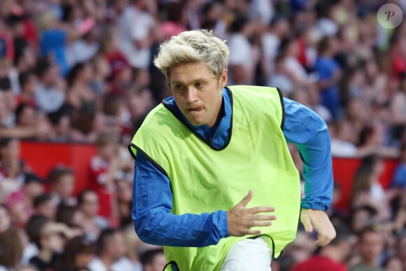 Niall Horan à un Match de football caritatif au stade Old Trafford à Manchester, le 5 juin 2016.