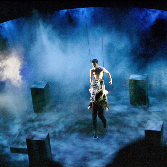 Daniel Radcliffe pendant la pièce Equus, à Londres le 16 février 2007.