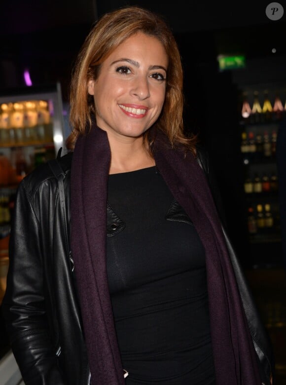 Semi-exclusif - Léa Salamé - Cocktail pour le lancement du livre "Les bonnes chansons ne meurent jamais" de J. Sanchez au NoLita à Paris, le 4 novembre 2015. © Veeren/Bestimage