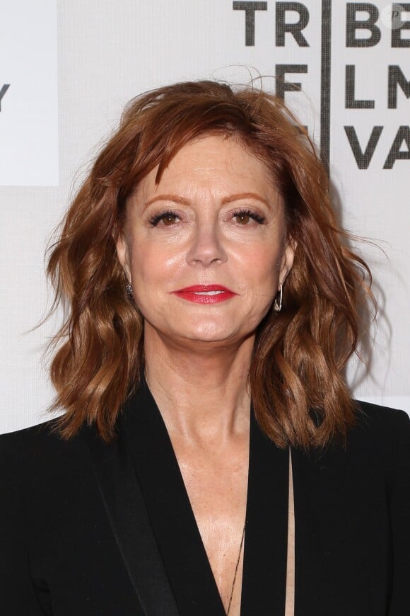 Susan Sarandon à la première de 'The Meddler' lors du Festival du Film de Tribeca 2016 à New York, le 19 avril 2016