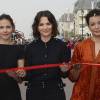 Virginie Ledoyen, Juliette Binoche et Loubna Abidar - Ouverture du 30e Festival du Film de Cabourg en France le 8 juin 2016.