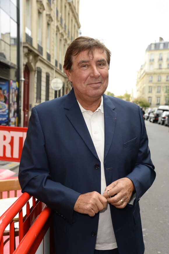 Jean-Pierre Foucault - Conference de presse de rentree de RTL a Paris le 10 septembre 2013.