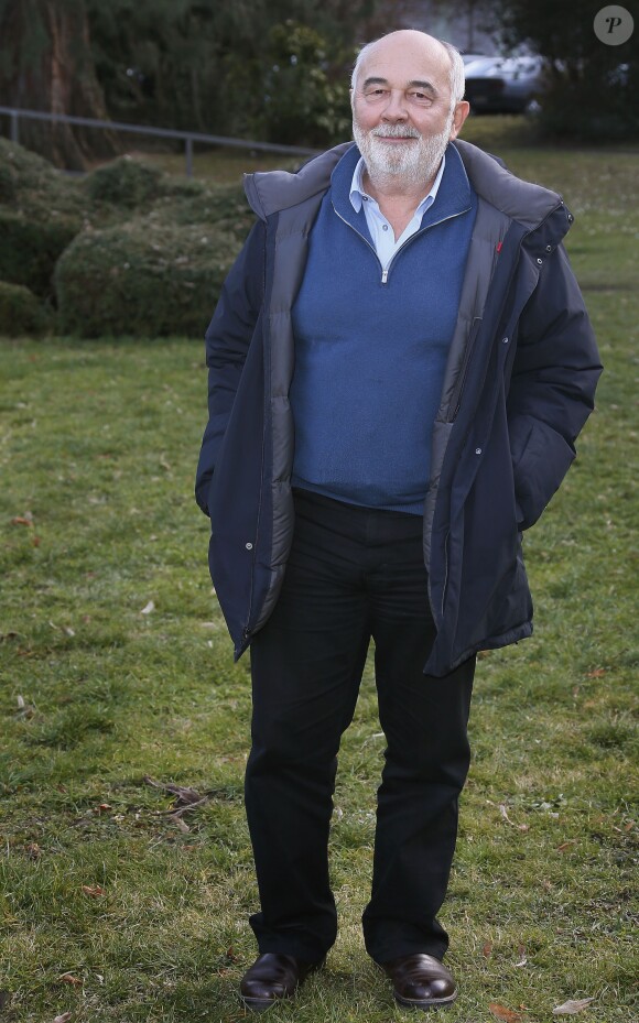 L'acteur Gérard Jugnot pour la série " La loi d'Alexandre " lors du 18ème Festival des créations télévisuelles de Luchon, le 5 février 2016. © Patrick Bernard/Bestimage