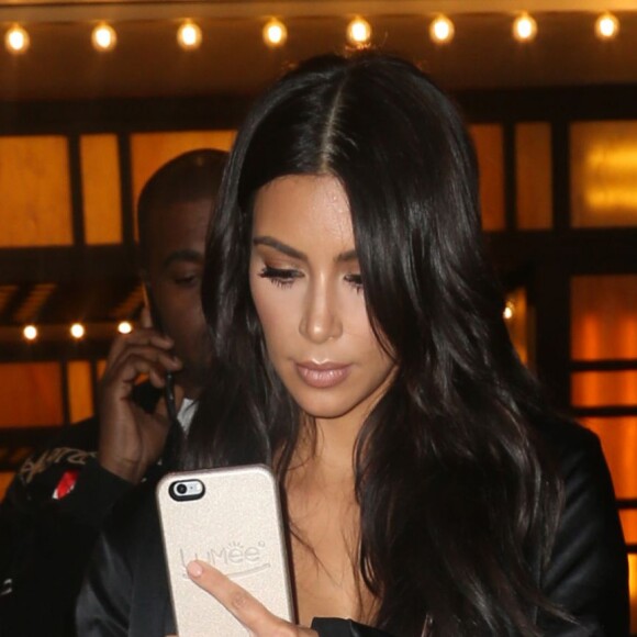 Kim Kardashian et son mari Kanye West sont allés voir The Lion King' avec leur fille North West à New York, le 5 juin 2016