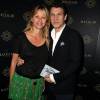 Marc Lavoine et sa femme Sarah - Inauguration de la nouvelle boutique Buccellati, au 1 rue de la Paix, à Paris, le 8 juin 2016. © Dominique Jacovides / Bestimage
