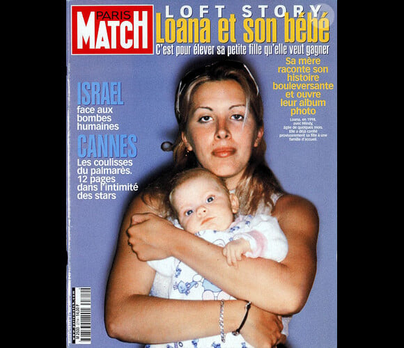 Loana porte sa petite Mindy - couverture de Paris Match