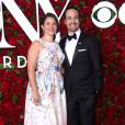 Vanessa Nadal et son mari Lin-Manuel Miranda - 70ème cérémonie annuelle des Tony Awards au Beacon Theatre à New York, le 12 juin 2016.