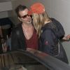 Renée Zellweger et son compagnon Doyle Bramhall II arrivent à l'aéroport de Los Angeles (LAX), le 14 juin 2016