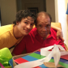 Photo de Biaggio Ali Walsh et son grand-père Muhammad Ali publiée le 17 janvier 2016.