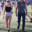 Richie Sambora et sa fille Ava Sambora au festival de Coachella. Avril 2015.