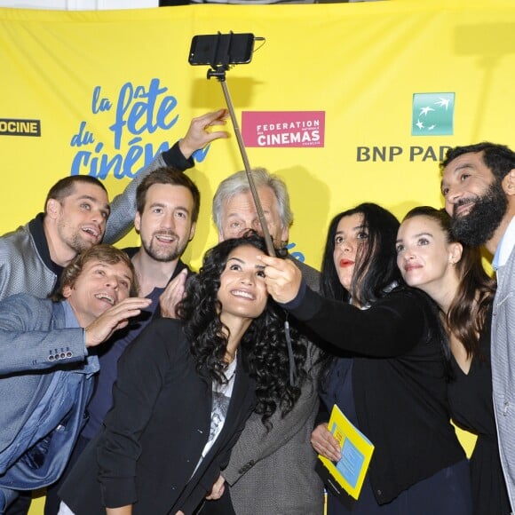 Arthur Dupont, Pascal Demolon, Sabrina Ouazani, Grégoire Leprince-Ringuet, Costa-Gravas, Marjane Satrapi, Charlotte Le Bon et Ramzy Bédia - Rencontre presse à l'occasion de la 32ème édition de la Fête du Cinéma au nouveau Studio Harcourt à Paris le 16 juin 2016. © Pierre Perusseau / Bestimage
