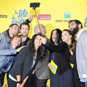 Arthur Dupont, Pascal Demolon, Sabrina Ouazani, Grégoire Leprince-Ringuet, Costa-Gravas, Marjane Satrapi, Charlotte Le Bon et Ramzy Bédia - Rencontre presse à l'occasion de la 32ème édition de la Fête du Cinéma au nouveau Studio Harcourt à Paris le 16 juin 2016. © Pierre Perusseau / Bestimage