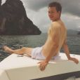 Le comédien Ansel Elgort en vacances en Thaïlande. Instagram, juin 2016