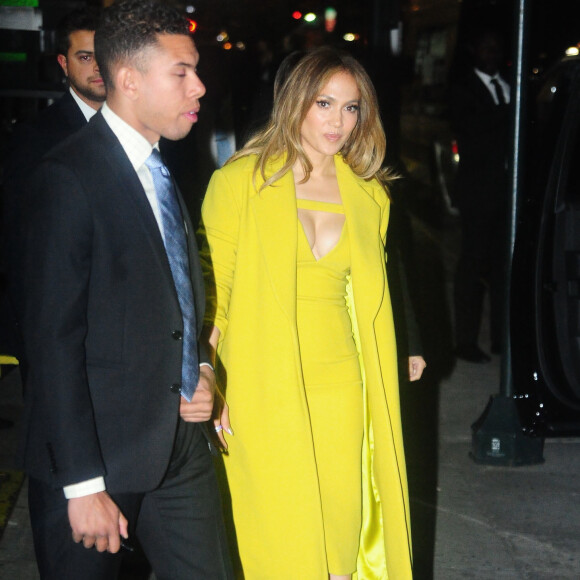 Jennifer Lopez quitte la NBC After Party à New York, le 16 mai 2016. © CPA/Bestimage