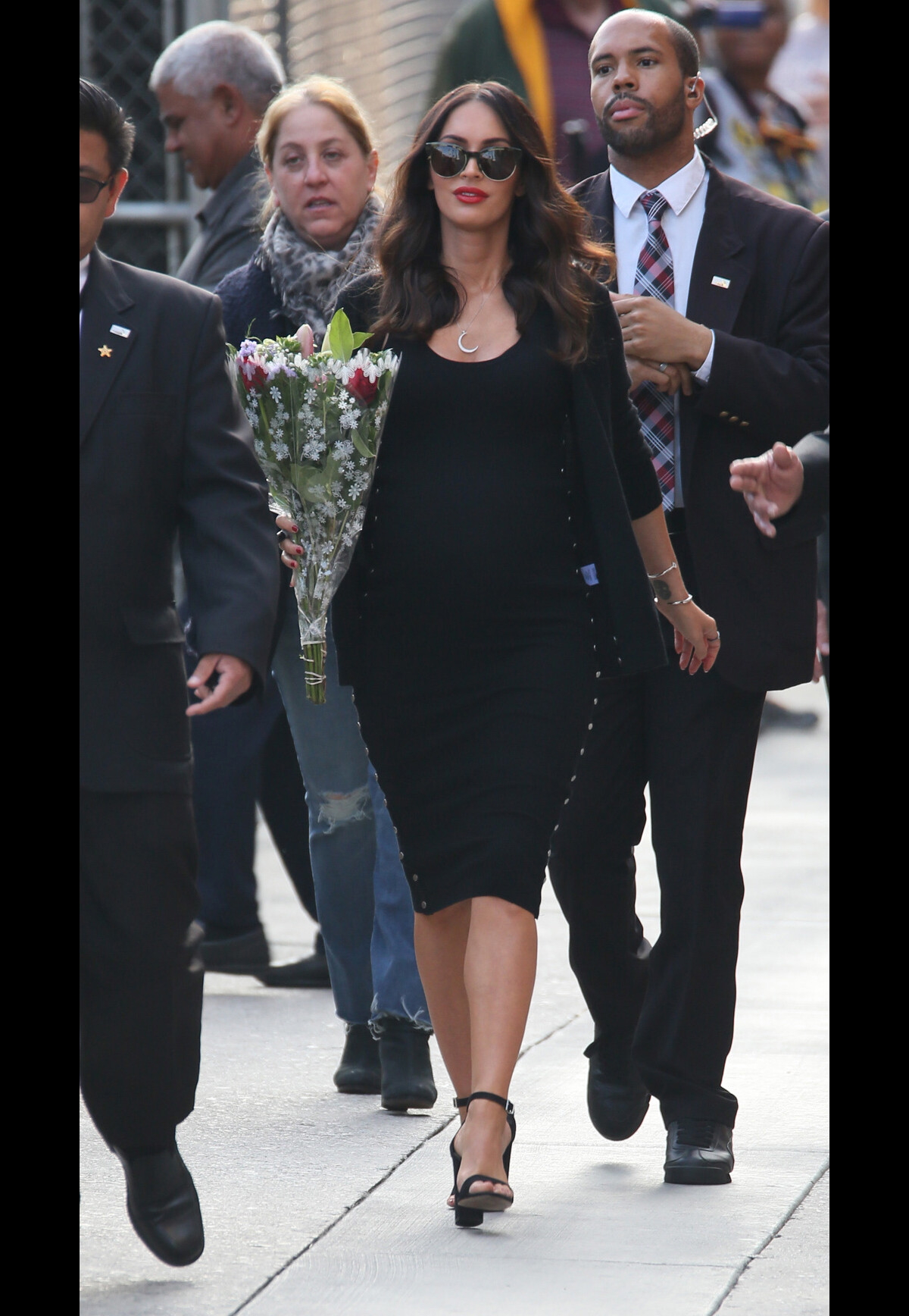 Photo Megan Fox enceinte va participer à l émission Jimmy Kimmel