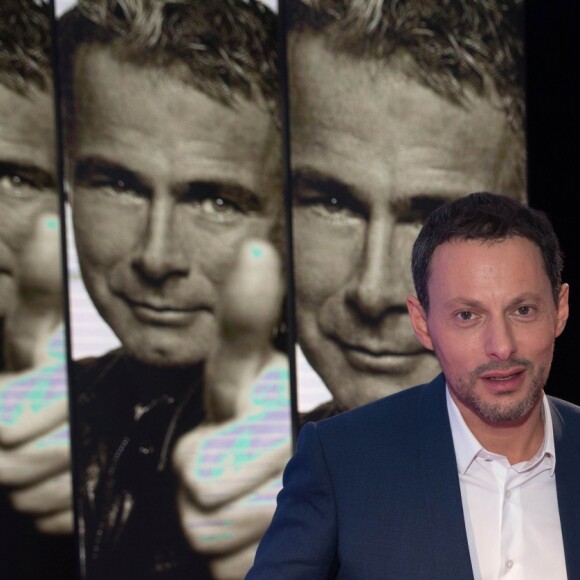 Exclusif - Enregistrement de l'émission "Le Divan" présentée par Marc-Olivier Fogiel avec Franck Dubosc en invité,  diffusée le 17 juin sur France 3. Le 14 février 2016 © Cyril Moreau / Bestimage-