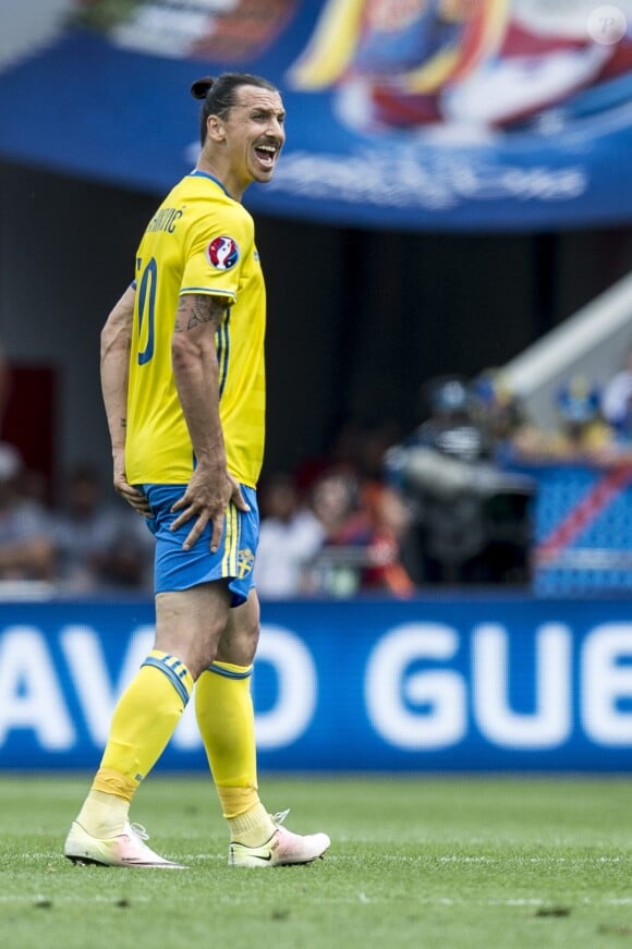 Zlatan Ibrahimovic pendant le match Italie-Suède - UEFA EURO 2016 à Toulouse le 17 juin 2016